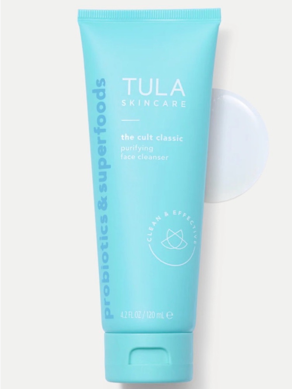 Tula Skincare Purifying Face Cleanser - Aqua Blue Tube
